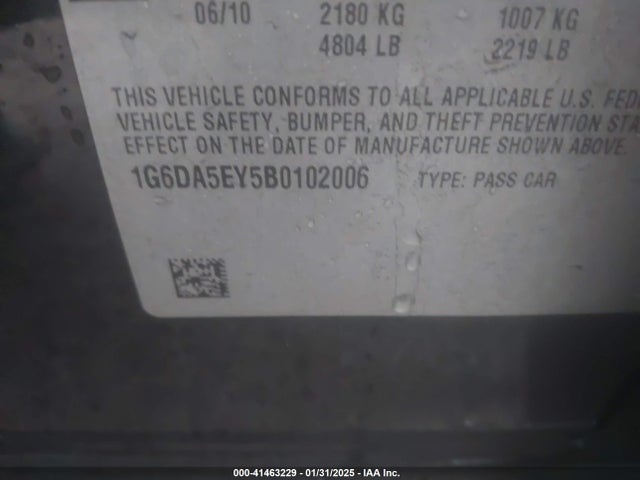 2011 CADILLAC CTS 1G6DA5EY5B0102006 Photo 8