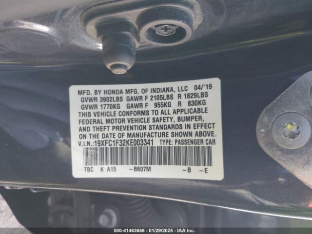 19XFC1F32KE003341 Honda CIVIC EX