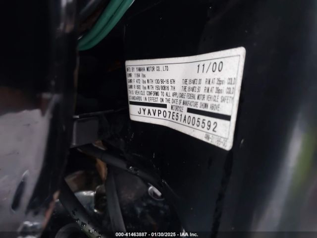 2001 YAMAHA XV1600 JYAVP07E51A005592 Photo 9