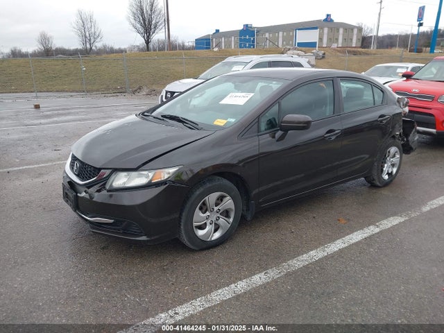 Honda Civic Lx 2014 2HGFB2F51EH554333 Image 2