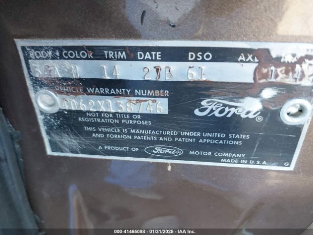 1964 FORD GALAXIE 4D62X138746 Photo 8