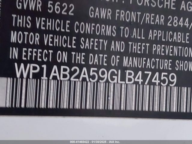 2016 PORSCHE MACAN WP1AB2A59GLB47459 Photo 8