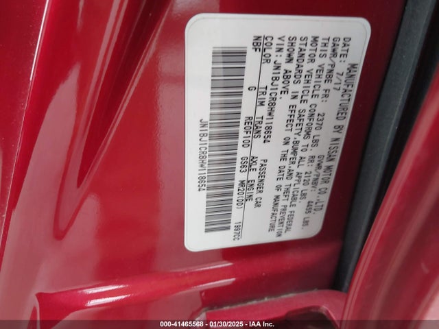 JN1BJ1CR8HW118654 Nissan Rogue Sport S