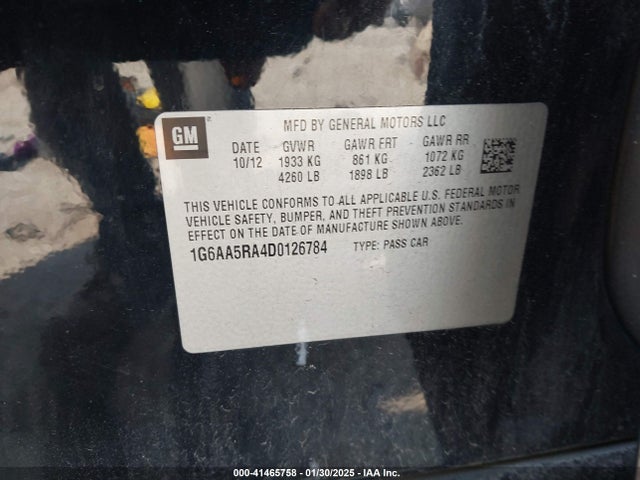 2013 CADILLAC ATS 1G6AA5RA4D0126784 Photo 8