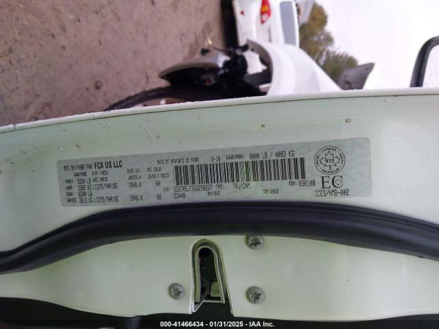 3C6TR5JT3GG258227 RAM 2500 Slt