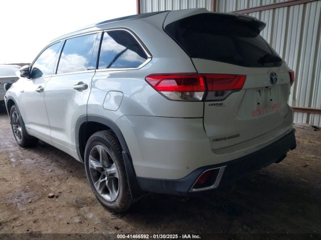 5TDDGRFH1KS055569 Toyota Highlander Hybrid Limited Platinum