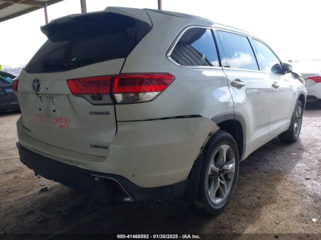 5TDDGRFH1KS055569 Toyota Highlander Hybrid Limited Platinum