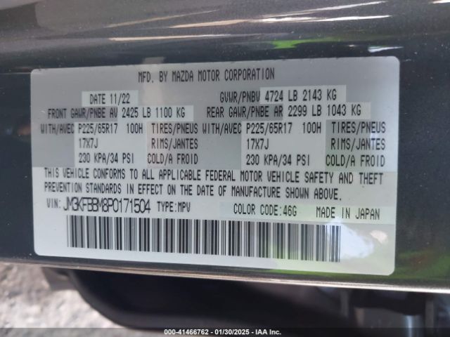 JM3KFBBM8P0171504 Mazda Cx-5 2.5 S Select