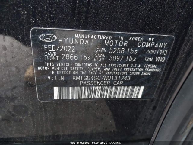 2022 GENESIS G80 KMTGB4SC7NU131743 Photo 8