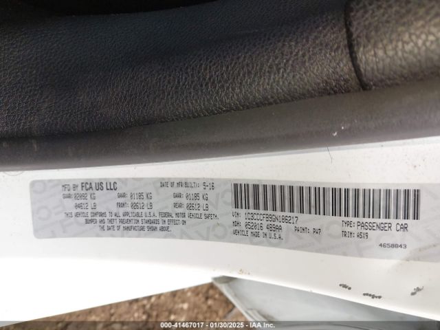 1C3CCCFB9GN186217 Chrysler 200 Touring