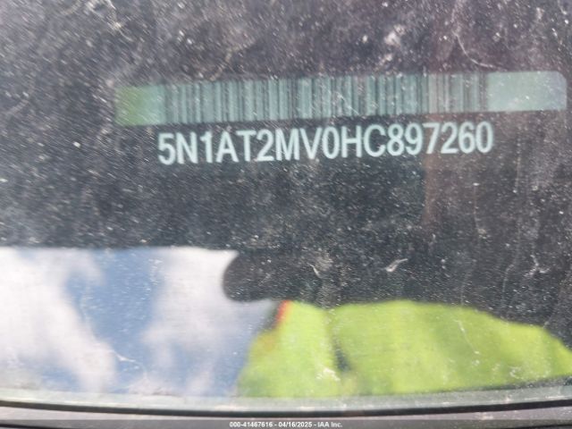 5N1AT2MV0HC897260 Nissan ROGUE SV