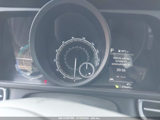 KMHLM4AJ9NU022784 Hyundai Elantra Hybrid Blue