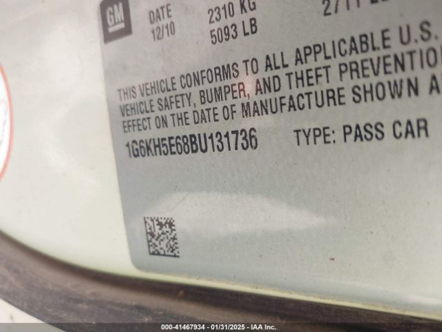 2011 CADILLAC DTS 1G6KH5E68BU131736 Photo 8