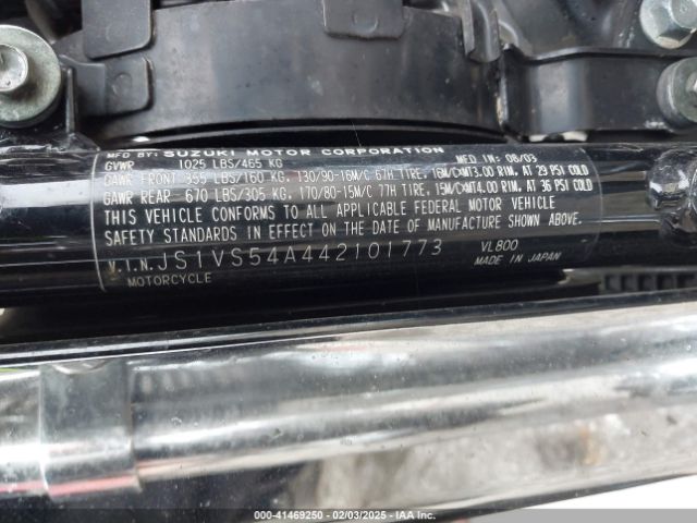 2004 SUZUKI VL800 JS1VS54A442101773 Photo 9