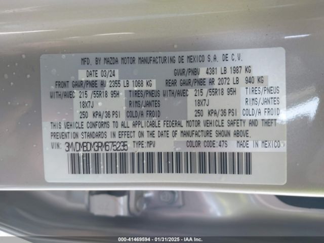 3MVDMBDM3RM675235 Mazda Cx-30 2.5 S Premium Package