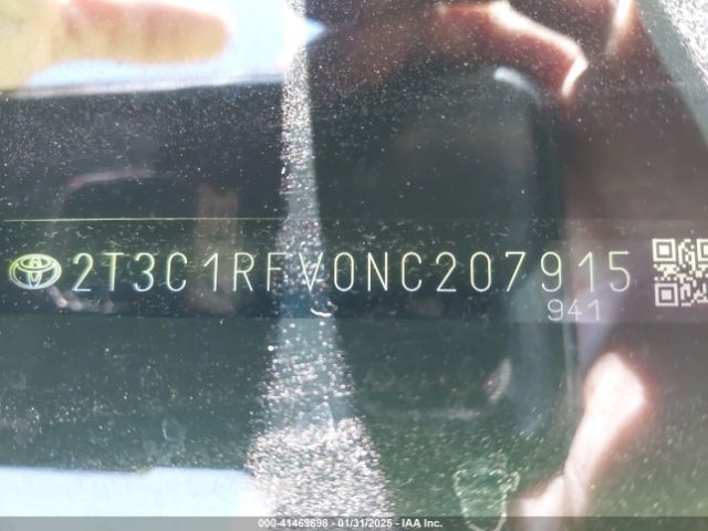 2T3C1RFV0NC207915 Toyota Rav4 Xle Premium