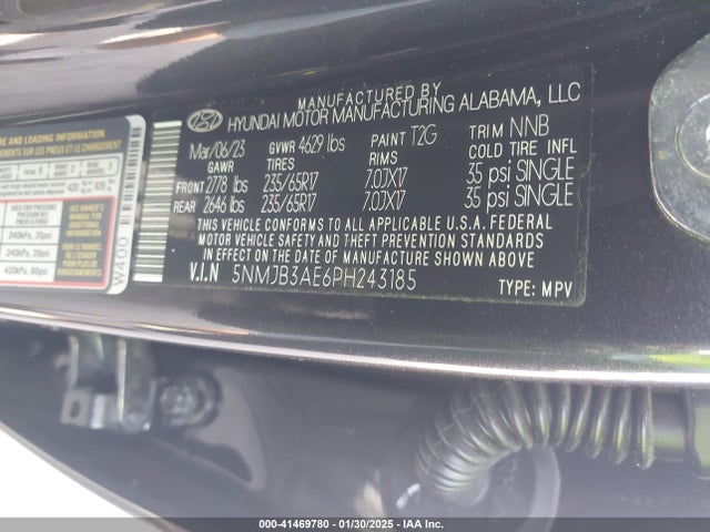 Hyundai TUCSON SEL 2023 5NMJB3AE6PH243185 Image 9