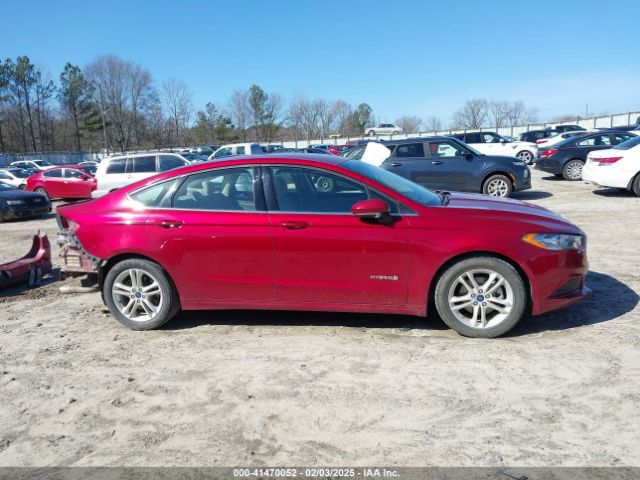 3FA6P0LU1JR243022 Ford Fusion Hybrid Se