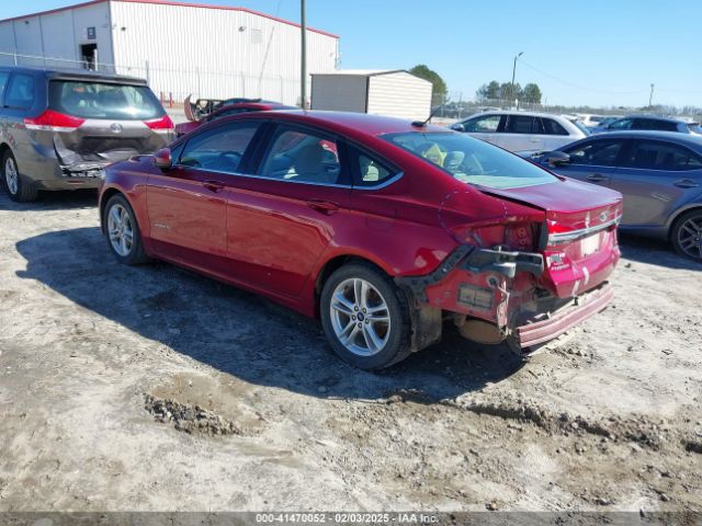 3FA6P0LU1JR243022 Ford Fusion Hybrid Se