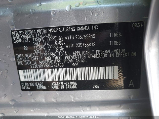 Toyota Rav4 Xle Premium 2024 2T3C1RFV8RC292489 Image 9