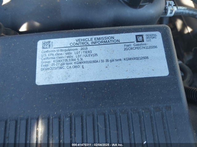 Chevrolet Silverado 1500 Ld Lt 2019 2GCRCPEC7K1120296 Image 9