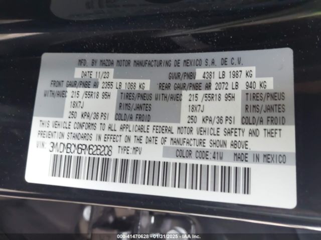 3MVDMBCM6RM626208 Mazda Cx-30 2.5 S Preferred Package