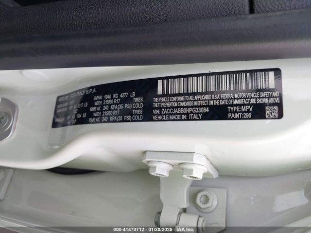 ZACCJABB0HPG33084 Jeep Renegade Latitude Fwd