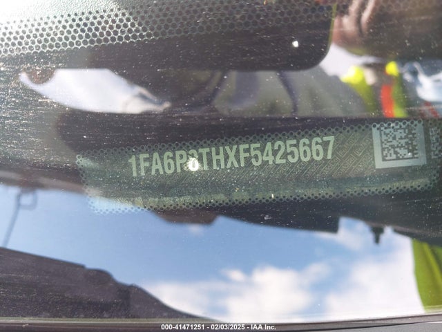 Ford Mustang Ecoboost 2015 1FA6P8THXF5425667 Image 9