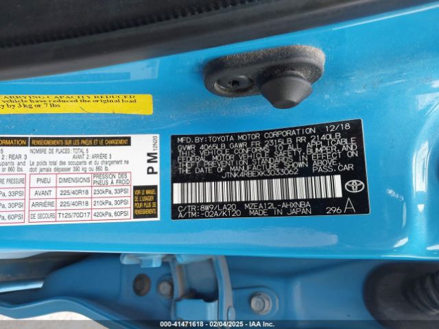 JTNK4RBEXK3033062 Toyota Corolla Xse