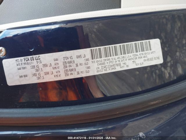 2C4RC1EGXHR578036 Chrysler Pacifica Touring-l Plus