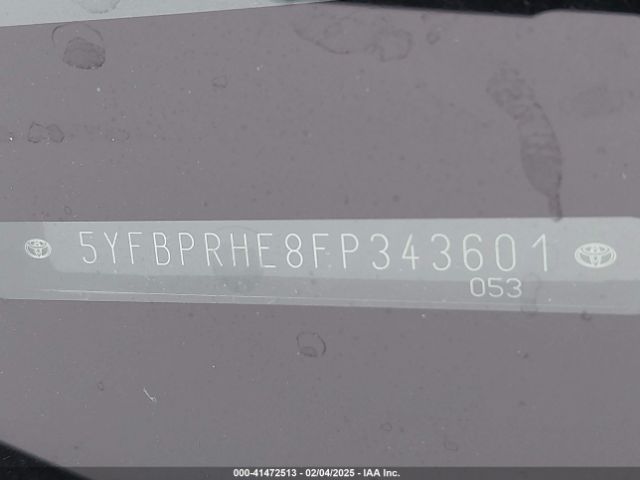 5YFBPRHE8FP343601 Toyota Corolla Le Eco Plus