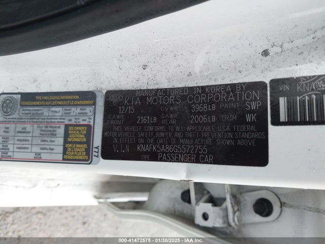KIA Forte 5-door Lx 2016 KNAFK5A86G5572755 Image 9