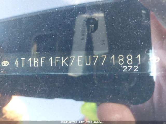 Toyota CAMRY SE 2014 4T1BF1FK7EU771881 Image 9