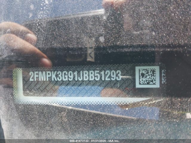 2FMPK3G91JBB51293 Ford EDGE SE