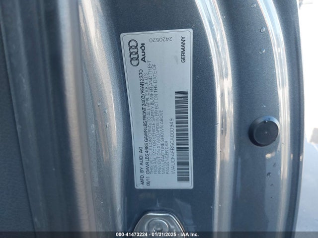 2012 AUDI A5 WAUCFAFR5CA000949 Photo 8