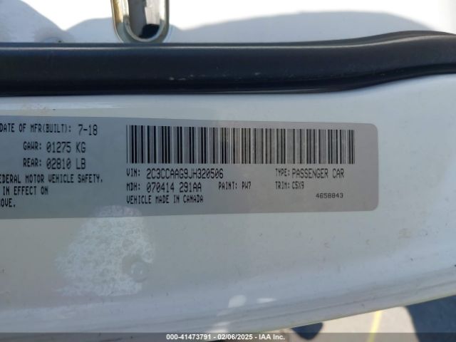 2C3CCAAG9JH320506 Chrysler 300 Touring