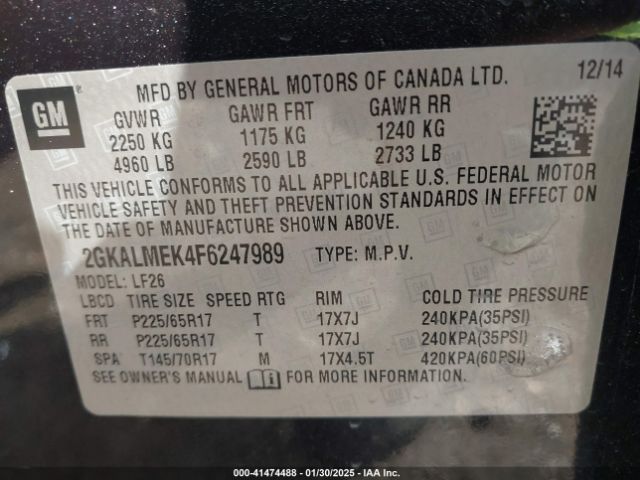 2GKALMEK4F6247989 GMC Terrain Sle-1