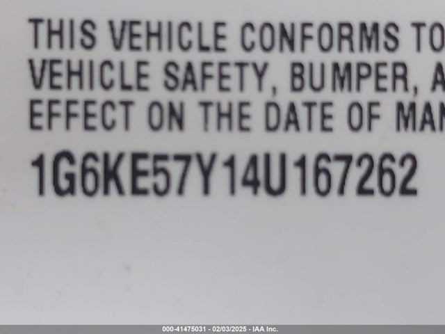 2004 CADILLAC DEVILLE 1G6KE57Y14U167262 Photo 8