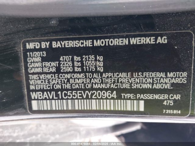 WBAVL1C55EVY20964 BMW X1 Xdrive28i