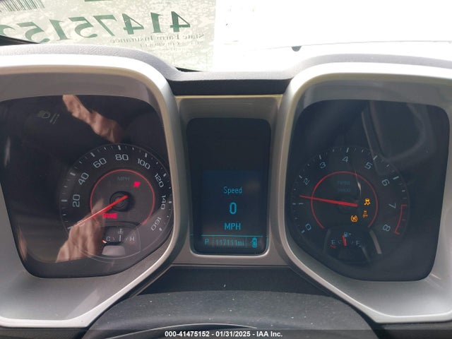 41475152 :رقم المزاد ، 2G1FB1E31E9300486 vin ، 2014 Chevrolet Camaro 1lt مزاد بيع