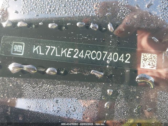 KL77LKE24RC074042 Chevrolet Trax Fwd Activ