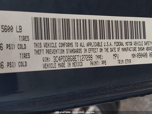 Dodge Journey Sxt 2014 3C4PDDBG8ET127299 Image 9