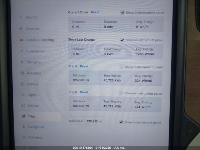 5YJXCDE27KF184980 Tesla Model X 100d/75d/long Range/standard Range