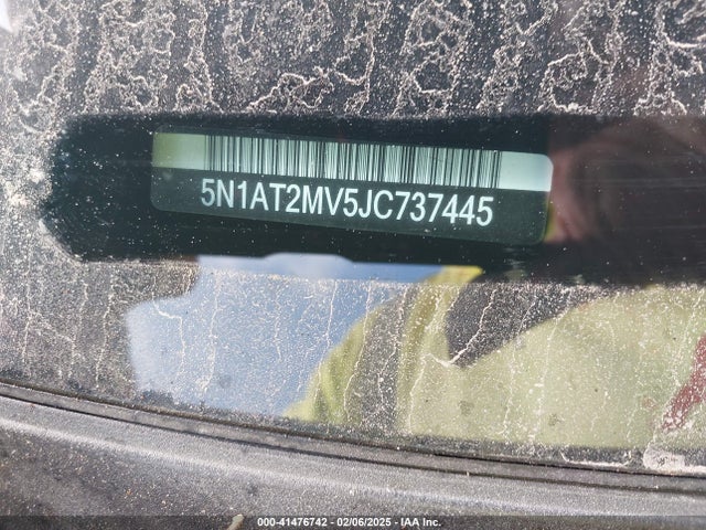 5N1AT2MV5JC737445 Nissan ROGUE SV