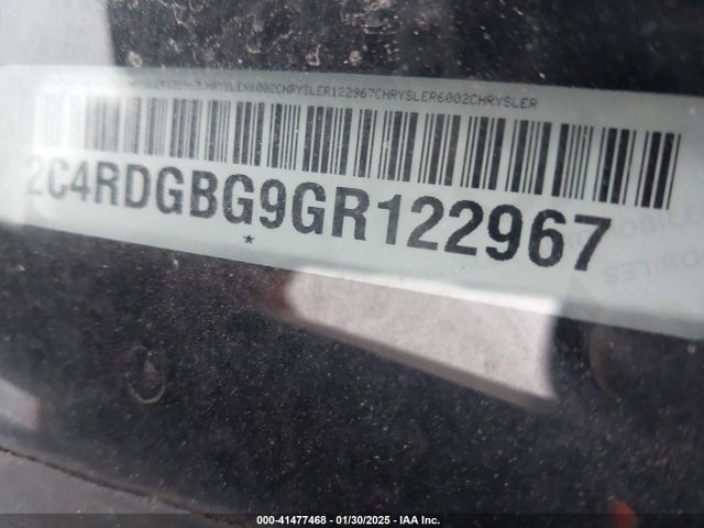 Dodge Grand Caravan Se 2016 2C4RDGBG9GR122967 Image 9