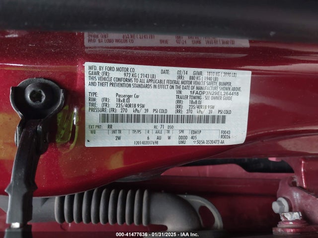 1FADP3N29EL264418 Ford Focus Titanium