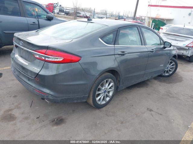 3FA6P0UU6HR313865 Ford Fusion Hybrid S