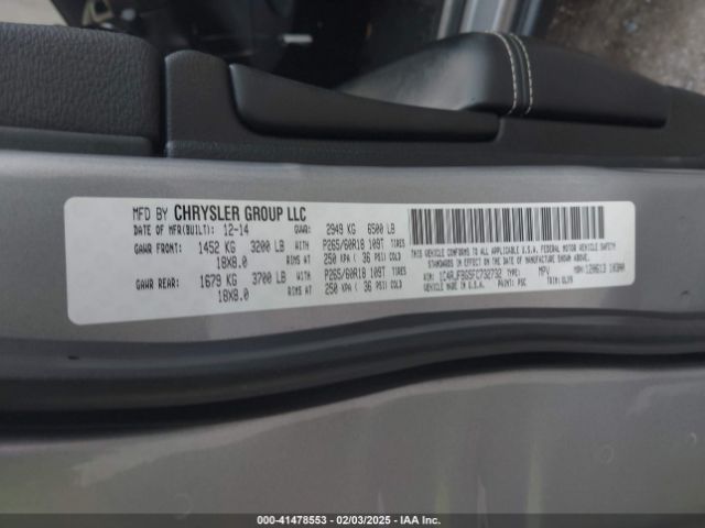 1C4RJFBG5FC732732 Jeep Grand Cherokee Limited