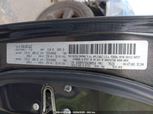 RAM 2016 2016 3C6RR7KT2GG384910 Image 9