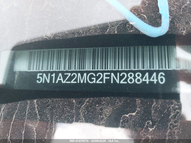 5N1AZ2MG2FN288446 Nissan Murano Platinum